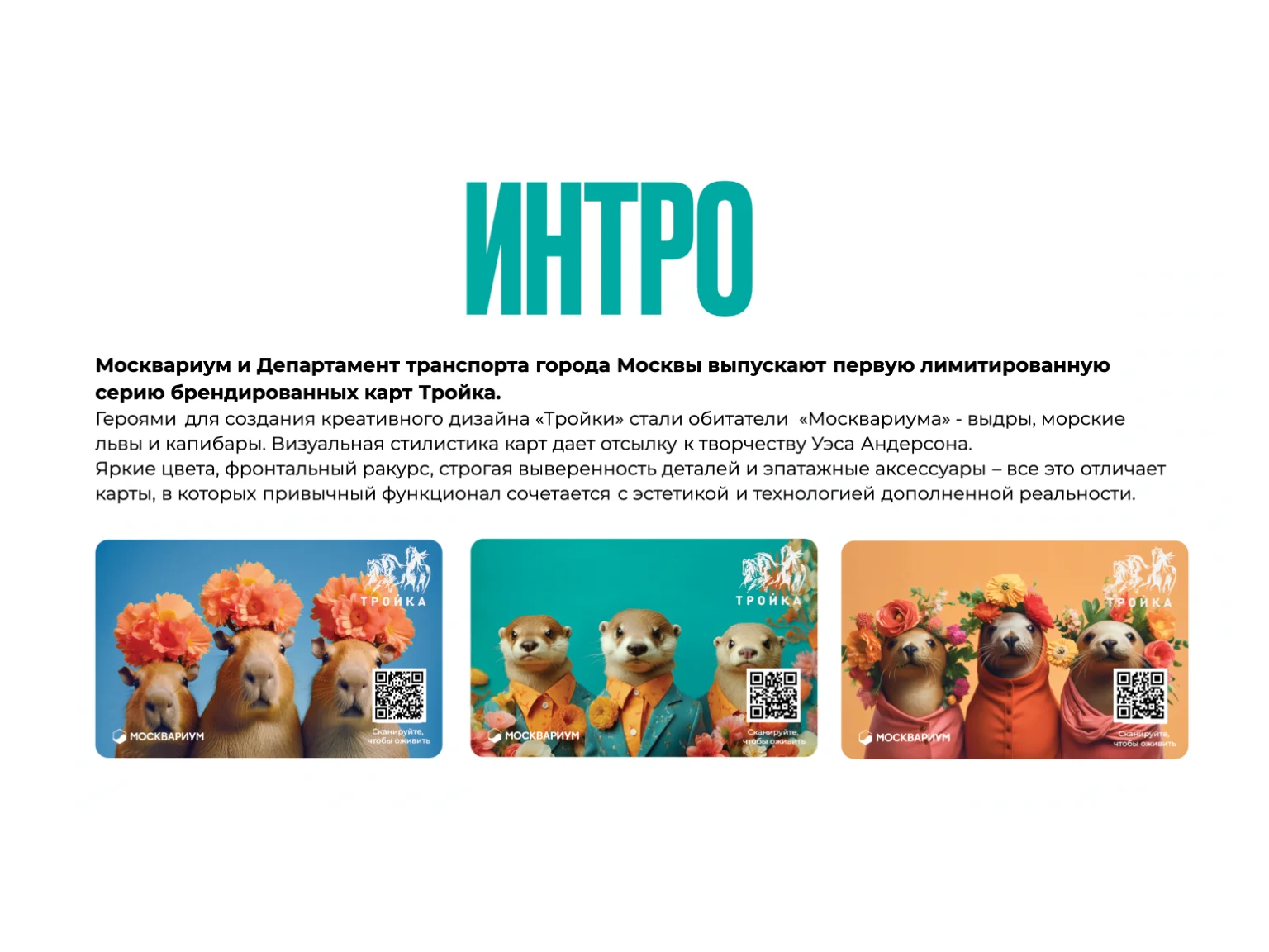 Слайд — интро лимитированной серии карт